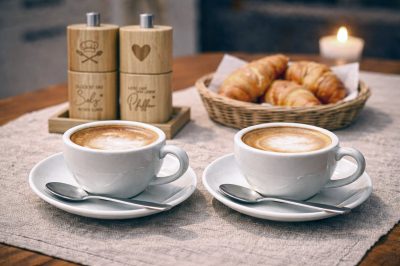 Kaffee im Apartment der Lieblingsnest Unterkünfte in Mayrhofen